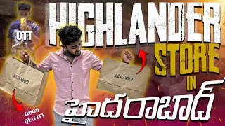 Highlander store in హైదరాబాద్ | Fashion vlog | Theteluguboyz