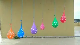 Learn Colors With Balloons And Water Balloons Pop For Learning Colors & Water Balloons