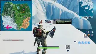 Fortnite Fortbyte #36 Location - Accessible by Sentinel on a frozen island