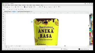 Tutorial Pembuatan mockup kemasan menggunakan Corel draw 