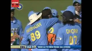 CRICKET CLASSIC: TVS CUP 2005-06: HIGHLIGHTS OF INDIA VS ENGLAND, PART 5  - LAST - 1st ODI