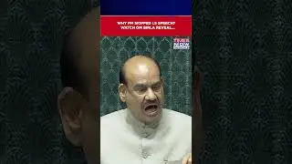 WHY PM SKIPPED LS SPEECH? WATCH OM BIRLA REVEAL...