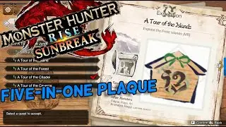 Monster Hunter Rise Sunbreak: FIVE-IN-ONE-PLAQUE Achievement Funny Moments