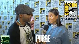 2018 San Diego Comic Con EXCLUSIVE: Lex Scott Davis Talks Diversity in THE FIRST PURGE