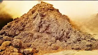 Golden Sand Mountain ⛰️ digging & Crumbling , Sifting // Satisfying Sounds 😌