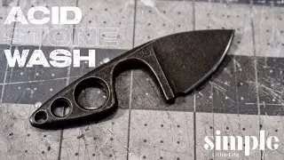 How I Acid Etch my Knives