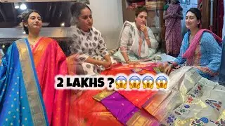 Spent almost 2 lakhs on PAITHANI SAREES ! #trending #travelvlog #viralvlogs