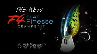 Introducing the ALL-NEW Flat Finesse F4 Crankbait