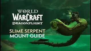 Slime Serpent flying Mount. #worldofwarcraft #mount #dungeon