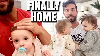 TWIN DADS WITH DAUGHTERS | MOM ROAD TRIPS HOME WITH SICK BOY | REUNITING WITH OUR KIDS