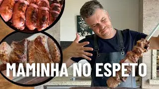 Essa dica vai mudar seu churrasco-maminha no espeto +linguiça Toscana perfeita!