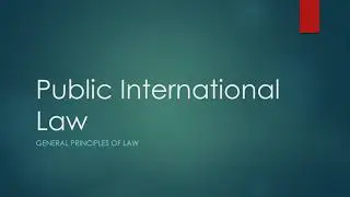 General principles of Law