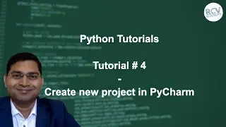 Python Beginner Tutorial #4 - Create new project in PyCharm