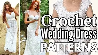 Beautiful Crochet Wedding Dresses with Diagrams | Russian Pattern Inspiration