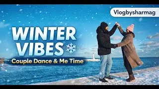 Snow, Sea & Serenity ❄️🌊 | Winter Vlog #canadawinter #couple #canada #trending 