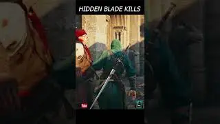 AC UNITY | HIDDEN BLADE KILLS #shorts