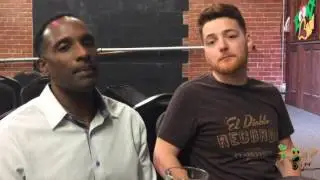 Comedians Quinn Patterson and Billy Anderson