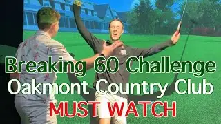 Breaking 60 Challenge в загородном клубе Oakmont &mdash; симулятор X-Golf (ОБЯЗАТЕЛЬНО К ПРОСМОТРУ)