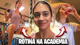 ROTINA NA ACADEMIA | TREINO de PERNA