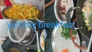 Aaj maine morning  breakfast  mein piha kyu banaya#yummy poha recipe 