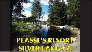 Курорт Plasse's Resort, озеро Сильвер-Лейк, Пионер, Калифорния. Кемпинг для автодомов и палаток, конный кемпинг. Июль 2019 г.