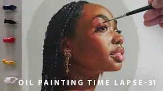 Oil Portrait Painting Time Lapse 31 | Dulam Srinivas