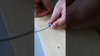 Secure Grip Steel Wire on Wood Tight