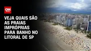 Litoral de SP tem 23 praias impróprias para banho | CNN 360º