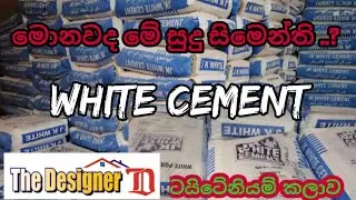 White cement /සුදු සිමෙන්ති                   titanium floor