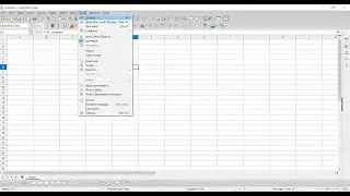 LibreOffice Calc Spreadsheet tutorial Tool menu Part 2 in hindi