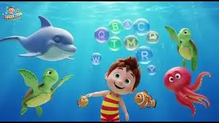 Deep Sea Alphabet Dive for Kids | Learn ABC & Ocean Animals, Most Popular Nursery Rhyme,