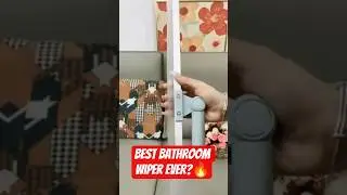 Bathroom Cleaning Easy! 😱 Floor Squeegee for Bathroooom #dailyusegadgets #shortsindia #shortsfeed