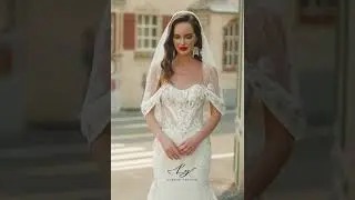 Enchanted Floral Off The-Shoulder Mermaid Wedding Dress #weddingdress #wedding #bridal
