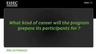 ESSEC MSc in Finance
