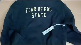 FEAR OF GOD STATE HOODIE UNBOXING