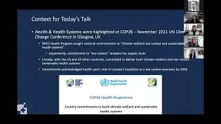 Sustainability in Health Care with Drs. Fiona Miller, Caroline Stigant & Andrea MacNeill of CASCADES