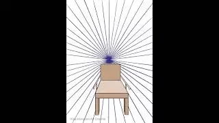 How to draw Chair in One point Perspective - Thing to draw - Time Lapse