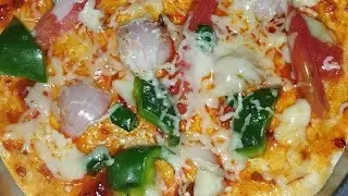Picnic ke liye pizza 🍕🍕 bnai👍🙏🤪
