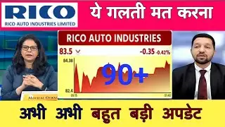 RICO AUTO industries share latest news,analysis,rico auto share latest news,target 2025