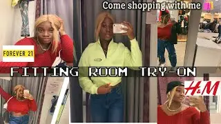 Has forever21 shutdown finally ? / Fitting Room Try-on / come shopping with me 🛍FOREVER21,H&M etc..)
