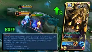 MASHA REVAMP DI BUFF KEMBALI | MAKIN KENCENG ATTACK SPEEDNYA BAKALAN META - MASHA MLBB
