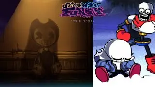 BENDY pete un plomb et les fr&egrave;re SQUELETTES s'allit(Friday Night Funkin Indie Cross)