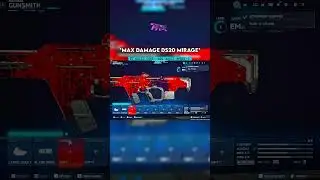 THE *MAX DAMAGE* DS20 MIRAGE BUILD on WARZONE 👑 #warzone #callofduty #rebirthisland #cod #shorts