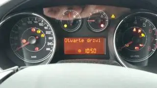Cold start Fiat Bravo 1.4 T-jet 120 KM // -7&deg;C // 19.01.2017