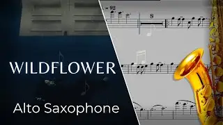 Wildflower – Alto Saxophone Sheet Music 🎶 | Billie Eilish (PDF Link)
