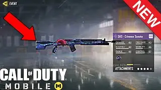 Call of Duty Mobile - HOW TO UNLOCK SECRET SKS CRIMSON SONATA SKIN!