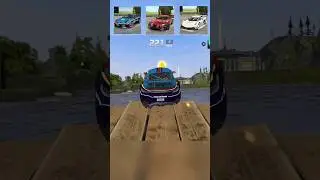 Which Car Will Land On Parking Jumping Test🤯#viralshort #testing#extremecardriving