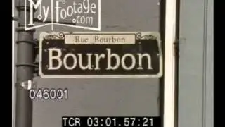 New Orleans, Bourbon Street Sign