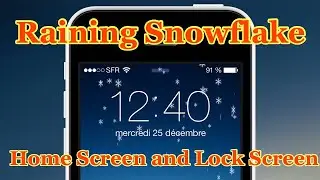 How to Make The Raining Snowflake on iOS Jailbreak Tweak | Snoverlay