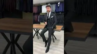 HolloMen CASO BLACK SLIM FIT SUIT - Hollomen.com